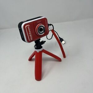 VTech KidiZoom Creator Cam HD Video Camera for Kids Red with Stand - Working